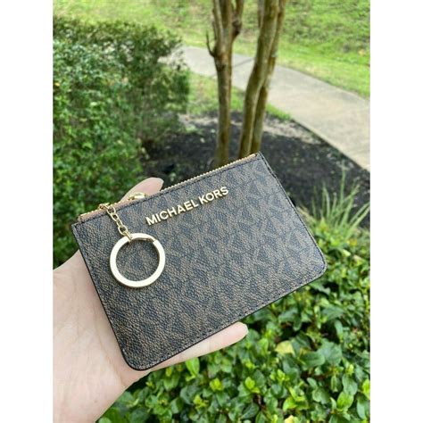 michael kors keychains card holder|Logo Wallet and Keychain Gift Set .